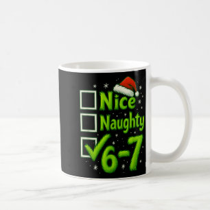 6-7 Meme Leuk Stout 67 Kerstmis Brain Rot Grappig Koffiemok