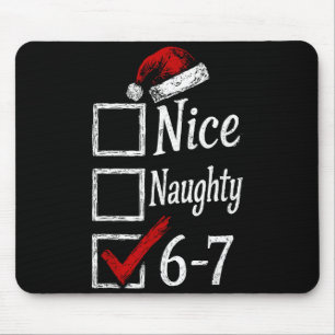 6-7 Meme Leuk Stout 67 Kerstmis Brain Rot Grappig Muismat