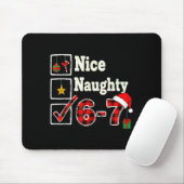 6-7 Meme Leuk Stout 67 Kerstmis Brain Rot Grappig Muismat (Met muis)