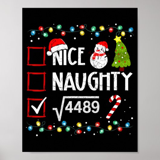 6-7 Meme Leuk Stout 67 Kerstmis Brain Rot Grappig Poster (Voorkant)