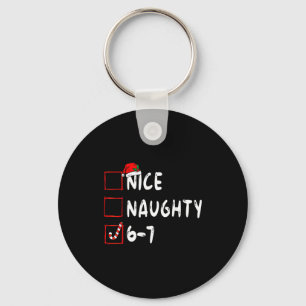 6-7 Meme Leuk Stout 67 Kerstmis Brain Rot Grappig Sleutelhanger
