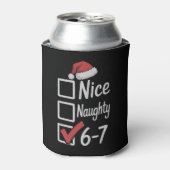 6-7 Meme Leuk Stout 67 Kerstmis Hersenen Rot Grapp Blikjeskoeler (Blikje Voorkant)