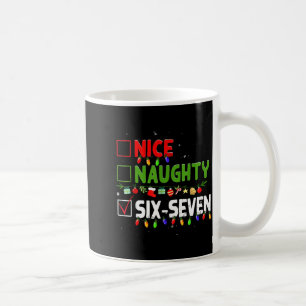 6-7 Meme Leuk Stout Zes Zeven 67 Grappig Kerstmis Koffiemok