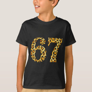 6-7 Meme Luipaard Jachtluipaard Cool Zes-zeven  T-shirt