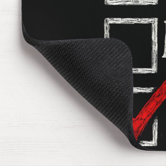 6-7 Meme Nice Naughty 67 Christmas Brain Rot Funny Muismat (Hoek)