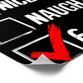 6-7 Meme Nice Naughty 67 Christmas Brain Rot Funny Poster (Hoek)