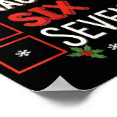 6-7 Meme Nice Naughty 67 Christmas Brain Rot Funny Poster (Hoek)