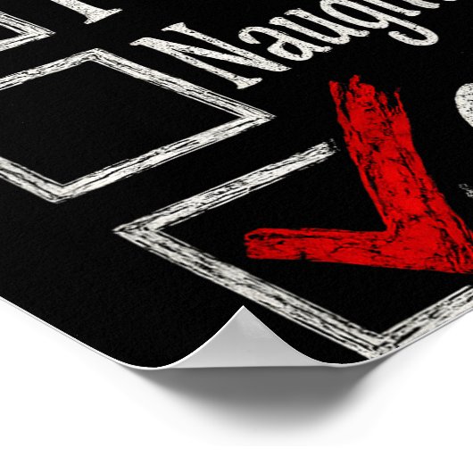 6-7 Meme Nice Naughty 67 Christmas Brain Rot Funny Poster (Hoek)