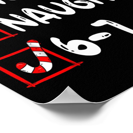 6-7 Meme Nice Naughty 67 Christmas Brain Rot Funny Poster (Hoek)