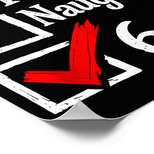 6-7 Meme Nice Naughty 67 Christmas Brain Rot Funny Poster (Hoek)