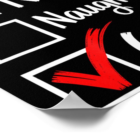 6-7 Meme Nice Naughty 67 Christmas Brain Rot Funny Poster (Hoek)