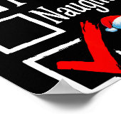 6 7 Meme Nice Naughty 67 Christmas Brain Rot Funny Poster (Hoek)