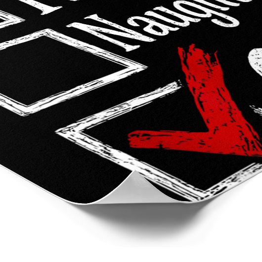 6-7 Meme Nice Naughty 67 Christmas Brain Rot Funny Poster (Hoek)