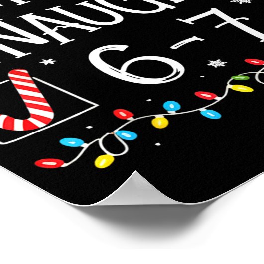 6-7 Meme Nice Naughty 67 Christmas  Poster (Hoek)