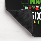 6-7 Meme Nice Naughty Six Seven 67 Funny Christmas Muismat (Hoek)