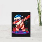 6-7 Meme Santa Dab 67 Christmas Brain Rot Funny Bo Kaart (Voorkant)