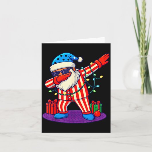 6-7 Meme Santa Dab 67 Christmas Brain Rot Funny Bo Kaart (Voorkant)