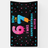 6 7 Meme Six Seven Birthday Banner (Verticaal)