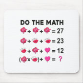 6 7 Meme Six Seven Do The Math Teacher Valentines Muismat (Voorkant)
