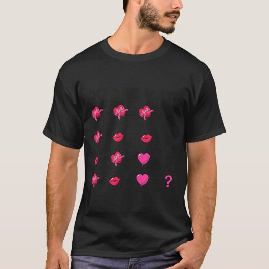 6 7 Meme Six Seven Do The Math Teacher Valentines  T-shirt (Voorkant)