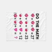 6 7 Meme Six Seven Doe De Wiskunde Leraar Valentij Fleece Deken (Voorkant (Horizontaal))