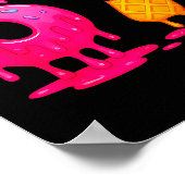 6 7 Meme Six Seven Ice Cream Drip  Poster (Hoek)