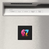 6 7 Meme Six Seven Ijs Drip Magneet (Insitu (Vaatwasser))