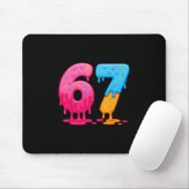 6 7 Meme Six Seven Ijs Drip Muismat (Met muis)