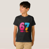 6 7 Meme Six Seven IJsdrip T-shirt (Voorkant volledig)