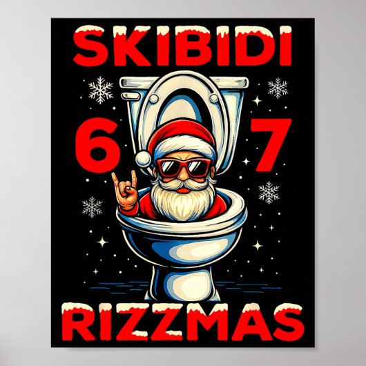 6-7 Meme Slang Kerst Nice Stout 67 Grappig Poster (Voorkant)