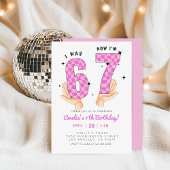 6 7 Meme Trend Six Seven Birthday  Kaart