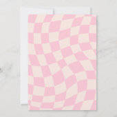 6 7 Meme Trend Six Seven Birthday party Retro Pink Kaart (Achterkant)