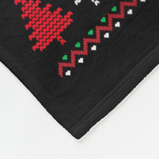 6 7 Meme Ugly Christmas Sweater 67 Six Seven Funny Fleece Deken (Hoek)