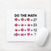 6 7 Meme Zes Zeven Doe De Math Leraar Valentijn Muismat (Met muis)