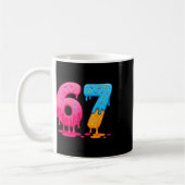 6 7 Meme Zes Zeven IJsdruppel Koffiemok (Links)