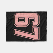 6 7 Number 67 Baseball Funny Meme Tee For Women Fleece Deken (Voorkant (Horizontaal))