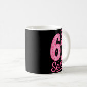 6 7 Number 67 Nk Six Seven Meme Slang Womens Girls Koffiemok (Voorkant rechts)