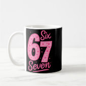 6 7 Number 67 Nk Six Seven Meme Slang Womens Girls Koffiemok (Links)