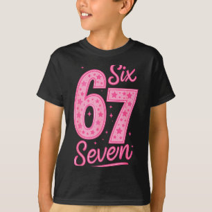 6 7 Nummer 67 Nk Zes Zeven Meme Bargoens Vrouwen M T-shirt