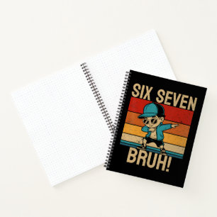 6 7 Nummers Dabbing Zes Zeven Bruh Notitieboek