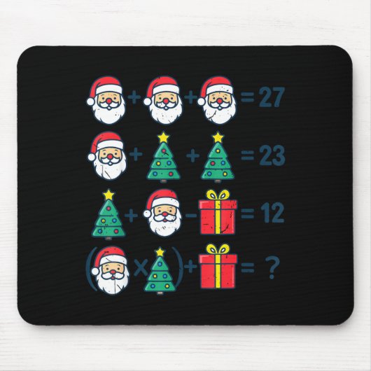 6 7 Order Operation Christmas Math Professor Costu Muismat (Voorkant)