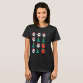 6 7 Order Operation Christmas Math Professor Costu T-shirt (Voorkant volledig)