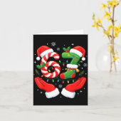 6 7 Pajamas Six Seven Matching Ugly Christmas 67 F Kaart (Gele Bloem)