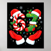 6 7 Pajamas Six Seven Matching Ugly Christmas 67 F Poster (Voorkant)