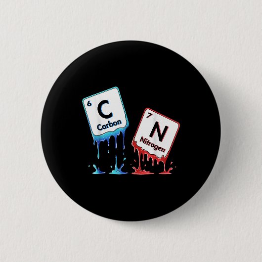 6 7 Periodic Table Meme Science Chemistry6 7 Perio Ronde Button 5,7 Cm (Voorkant)