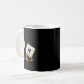 6 7 Periodiek Systeem Meme Wetenschap Chemie Nerd Koffiemok (Voorkant links)