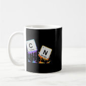 6 7 Periodiek Systeem Meme Wetenschap Chemie Nerd Koffiemok (Links)