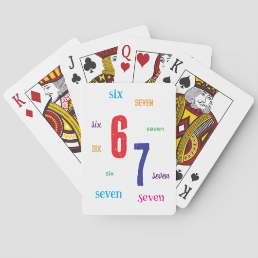 6 7 POKERKAARTEN (Achterkant)