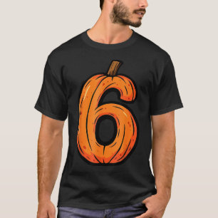 6 7 Pompoen Grappige Zes Zeven Meme Halloween Kost T-shirt