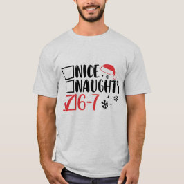 “6 7” Santa Kerstchecklist: T-shirt